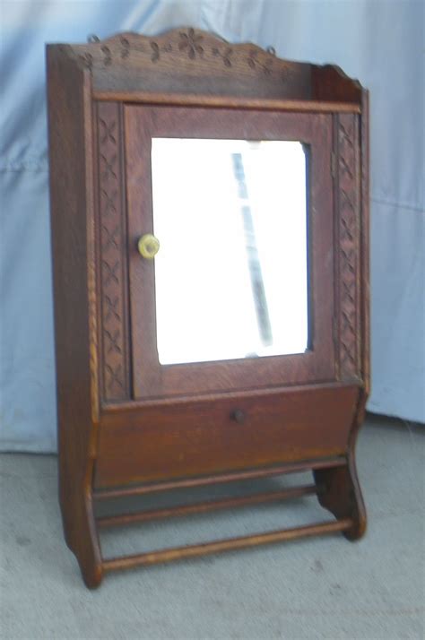 Maybe you would like to learn more about one of these? Bargain John's Antiques | Oak Antique Medicine Cabinet ...