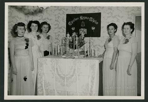 Members Of Epsilon Sigma Alpha Sorority In Concordia Kansas Kansas