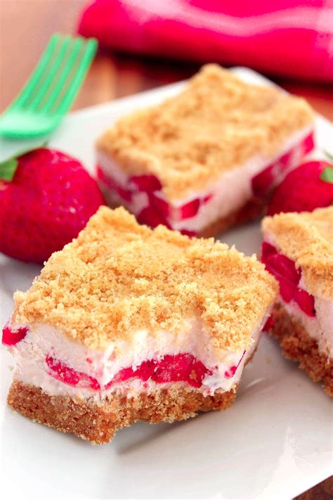 Strawberry Shortcake Bars Baking Beauty