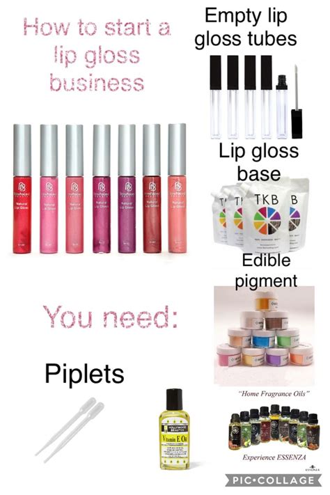 How To Start A Lip Gloss Business Lip Gloss Homemade Gloss Diy