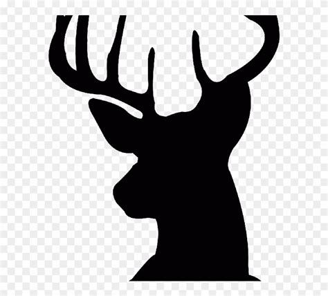 Download Free Deer Head Silhouette, Download Free Clip Art, - Png