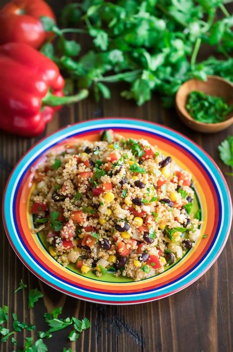 As promised, i tested the mexican quinoa salad with orange lime dressing from my buzzfeed life fb post on monday (25 clean eating meals for vegetarians). Mexican Quinoa Salad with Chili Lime Dressing - Peas And ...