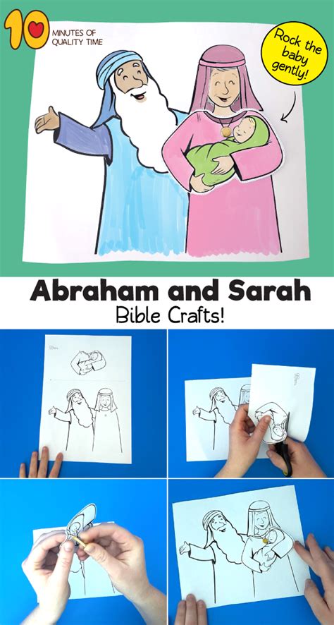 Abraham And Sarah Craft Ideas Abraham And Sarah Stick Puppets Craft