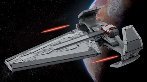 Lego Star Wars Sith Infiltrator Moc Ucs Scale Scimitar Youtube