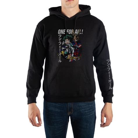 My Hero Academia One For All Kanji Text Pullover Hoodie Pullover