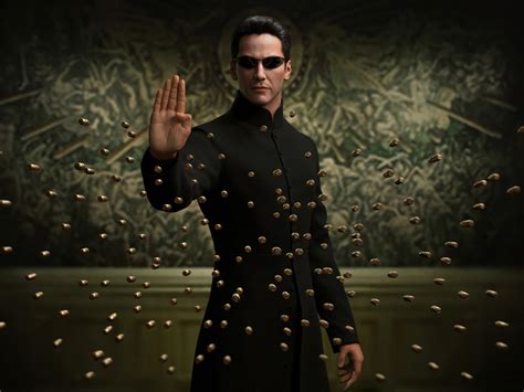 Wallpaper Neo Keanu Reeves The Matrix Bullets Desktop Wallpaper Hd Image Picture