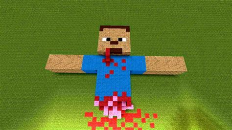 Minecraft Steve Dies Again Death By Laser Youtube