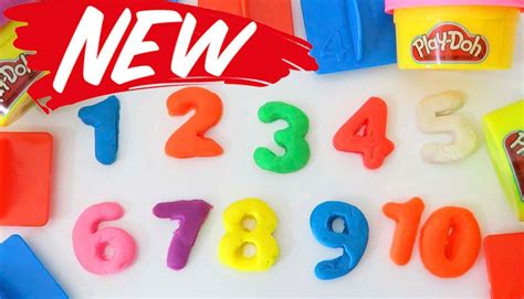 Play Doh Play Doh Number Learn With Play Doh Learn Number From 1