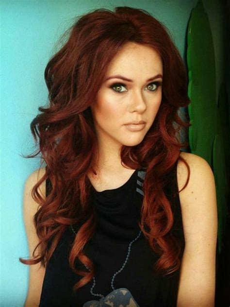You turn around and your hair is just a flash of fiery red that no one can take their eyes off of. 2016 Dark Red Hair Color Trends | 2019 Haircuts ...