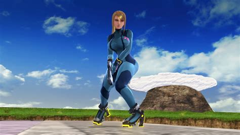 Thicc Zero Suit Samus Outdated Super Smash Bros Wii U Skin Mods