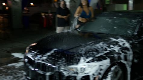 BIKINI VALLEY CAR WASH Behind The Scenes Girls Washing Uncle Ron S Car YouTube