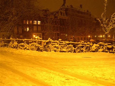 Snowy Amsterdam Free Stock Photo Freeimages