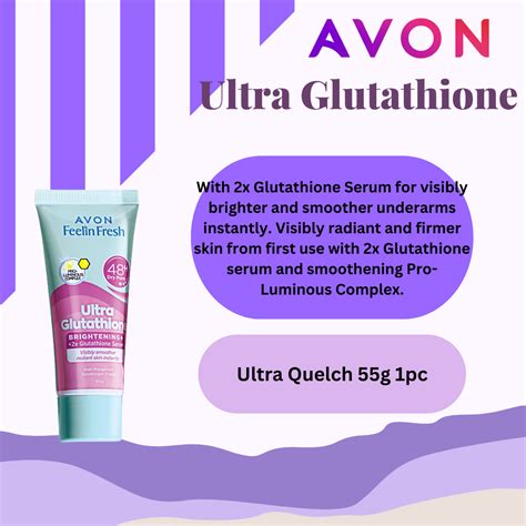 Avon Feelin Fresh Quelch Ultra Glutathione Anti Perspirant Deodorant