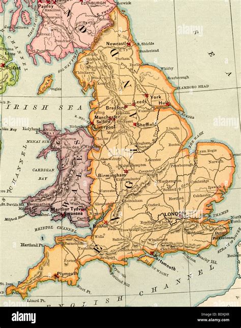Historic Map Of England 1066