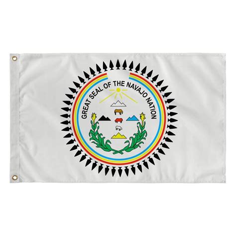 Dinénavajo Nation Seal Flag 36 X 60 Navajo Nation Navajo