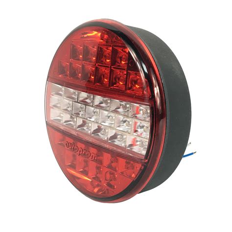 24v Led Hamburger Rear Lamp Tail Light Fits Truck Trailer And Forklifts