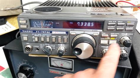 Yaesu Ft 757gx Hf Transciever Youtube