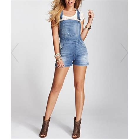 Guess Denim Overalls Women Overalls Overall Shorts
