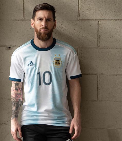 Adidas Unveil Argentina 2019 Copa America Home Shirt Soccerbible Messi T Shirt Lionel Messi