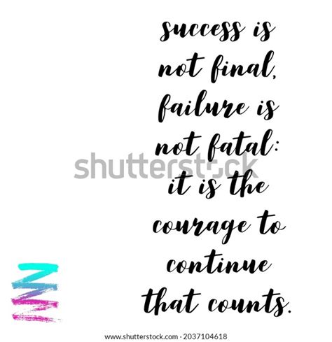 Failure Quote Success Not Final Failure Stock Illustration 2037104618 Shutterstock