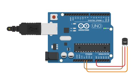 Circuit Design Lm35 Temperature Sensor Tinkercad