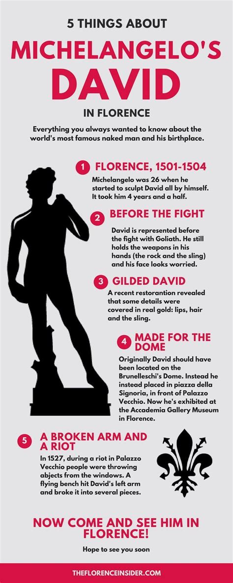 Infographic 5 Things About Michelangelos David And His Birthplace