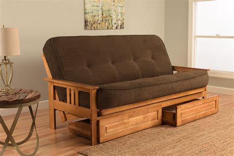 Kodiak Furniture Kfmodbttesplf5md4 Monterey Futon Set With Butternut