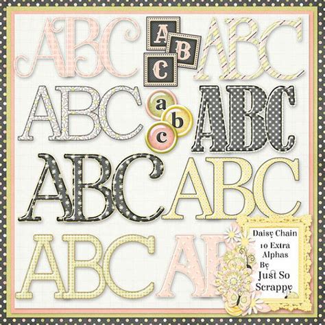 The Abc And B Letters Are In Different Colors