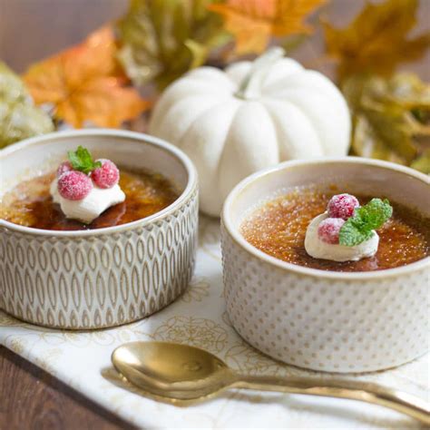 Pumpkin Pie Creme Brûlée Artzy Foodie