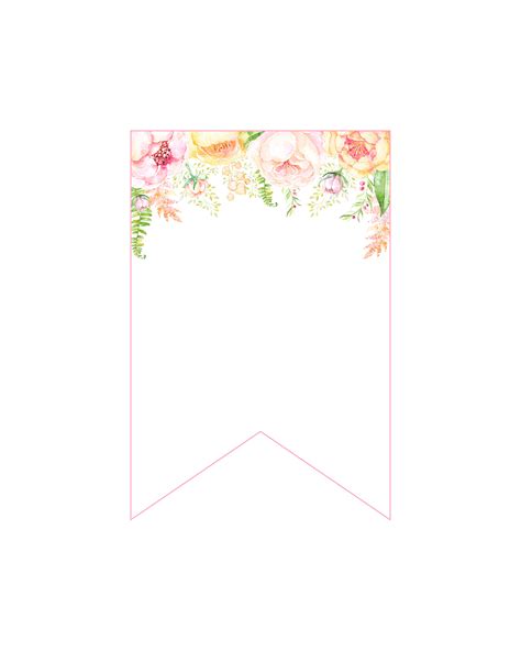 Complete Free Printable Floral Banner Set The Cottage Market