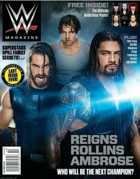 The Trio On The Cover 👍👌💕 Wwe Roman Reigns Roman Reigns Wwe
