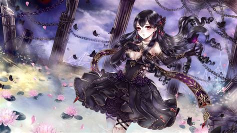 Download 1920x1080 Anime Girl Lolita Gothic Chains