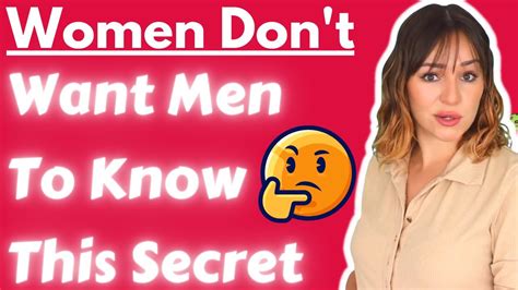 11 secrets women don t want men to know 🤯 number 8 will shock you 🤯 joyanima