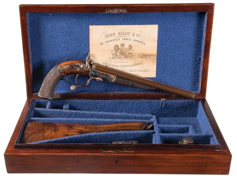Cased John Rigby And Co Howdah Double Barrel Pistol Rock Island Auction