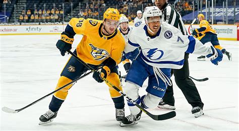 Watch Nashville Predators Blow Out Tampa Bay Lightning 7 2 To Conclude