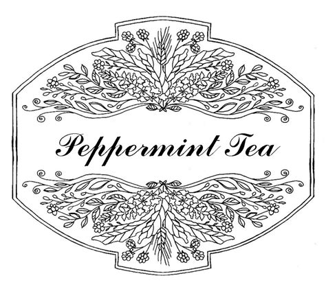 Tea Labels Editable Printable Pdf Docx Labels For Tea Etsy
