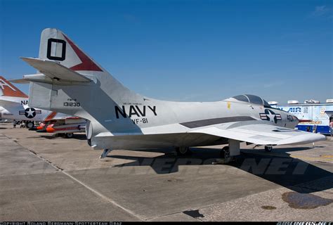 Grumman F9f 8 Cougar Usa Navy Aviation Photo 1821842