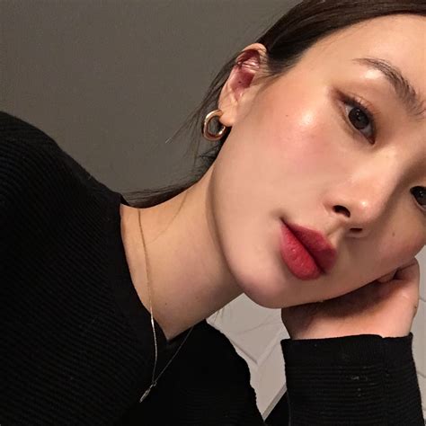 Korean Kbeauty Makeup Motd Koreanmakeup Red Lips Makeup Look Korean Makeup Look Asian Eye