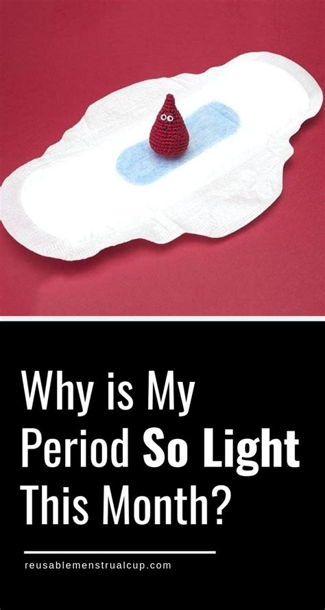 Why Is My Period So Light This Month Period Menstrual Bleeding Light