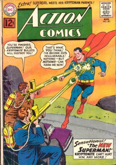 Action Comics Vol 1 291 Dc Database Fandom