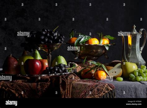 Still Life In Style Of Old Masters Hi Res Stock Photography And Images