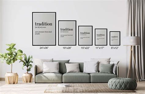 Tradition Definition Canvas Poster Dictionary Poster Poster Etsy