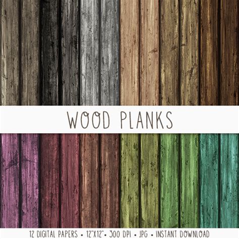 Wood Planks Digital Paper By Mydearmemories On Deviantart