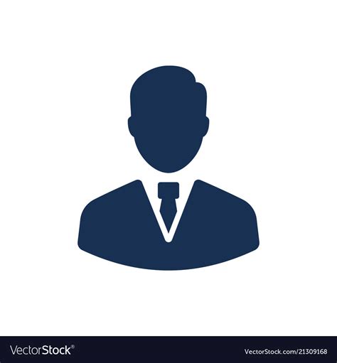 Businessman Icon Royalty Free Vector Image Vectorstock