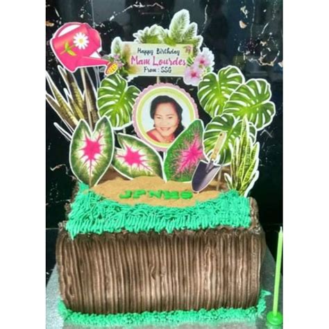 Plantita Theme Cake Topper Shopee Philippines
