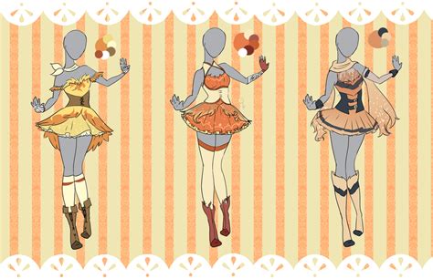 outfit adopt set 8 closed by scarlett knight on deviantart
