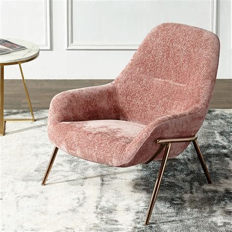 Pink represents the combination between the passion that comes from the colour red and the purity from the colour white, creating the perfect colour for any household. Luxury Modern Stylish Armchair Pink Velvet Upholstered ...
