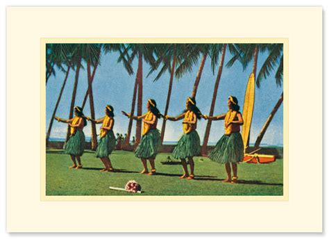 Hawaiian Premium Vintage Collectible Greeting Card Happy Birthday