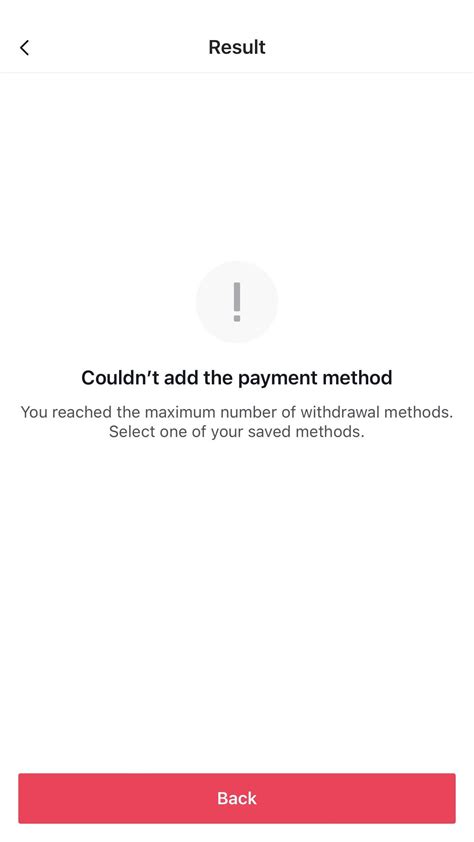 Help Tiktok Wont Allow Me To Add Withdrawal Method How Do I Fix This Rtiktokhelp