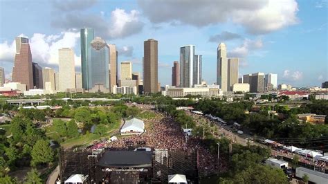 Houston Free Press Summer Fest Aerial Footage Youtube